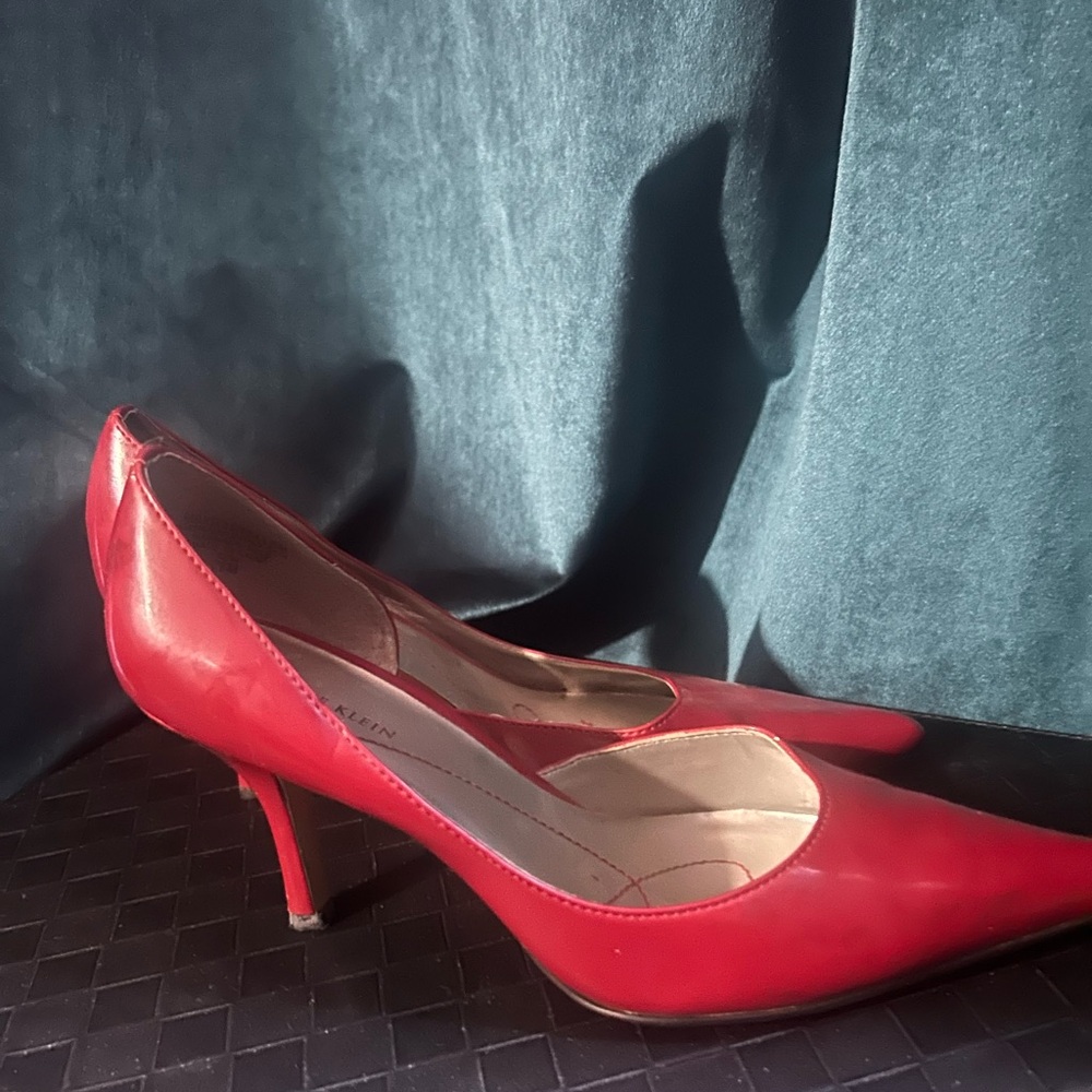 Anne Klein Vibrant Red Heels